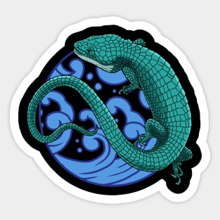 VIBING LIZARD Sticker